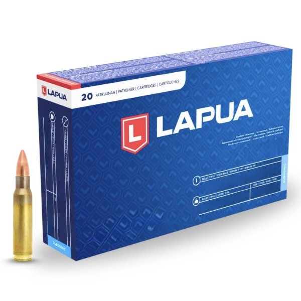LAPUA -6,5 X 55 SWEDISH MEGA 155Grs