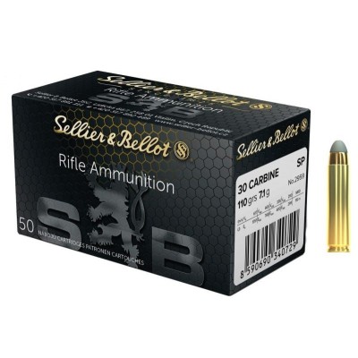 SELLIER&BELLOT cal.30 Carbine FMJ 110grs 7.1g
