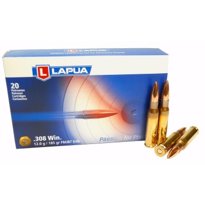 LAPUA 308 Win FMJ 185grs 