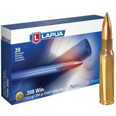 LAPUA 308 Win FMJBT 200grs 