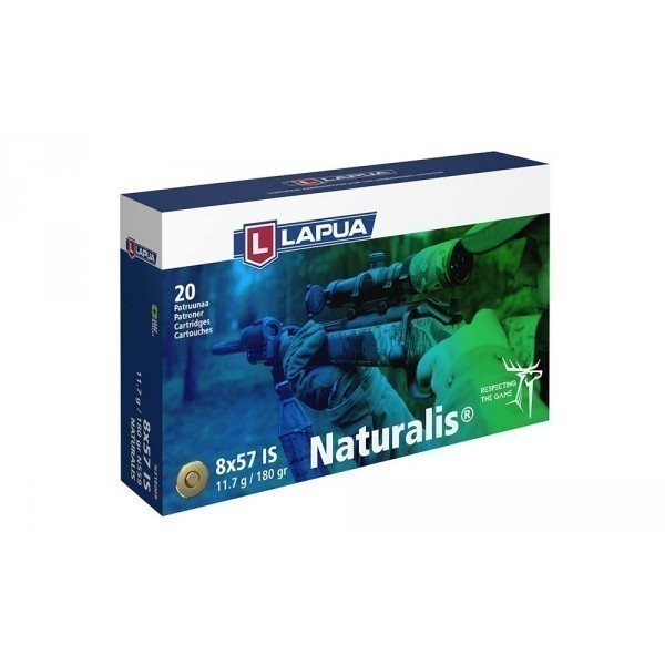 LAPUA 8x57 JS NATURALIS 180grs 11.7g