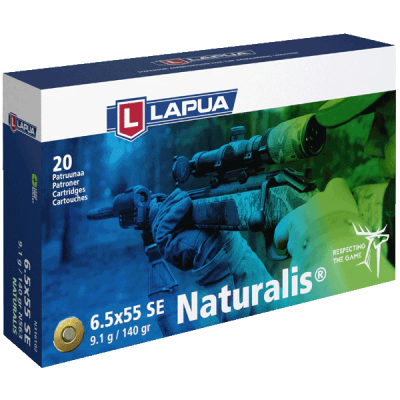 LAPUA 6,5X55 SWEDISH NATURALIS 140Grs