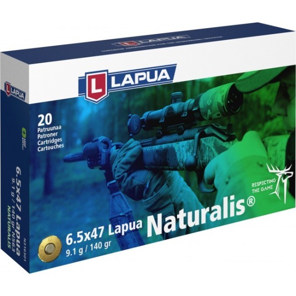 LAPUA 6,5x47 LAPUA NATURALIS 140grs 9.1g
