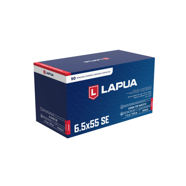 LAPUA 6.5x55 Swedish Scenar HPBT 108gr 7.0g