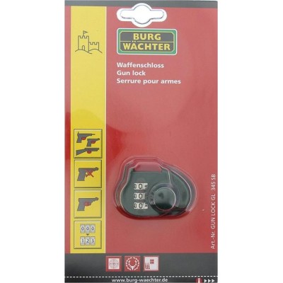 Burg Wächter Verrou de Pontet Gun Lock GL345SB