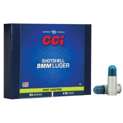 Munition CCI 9Mm Luger 53Gr #12 Shotshell 10/200