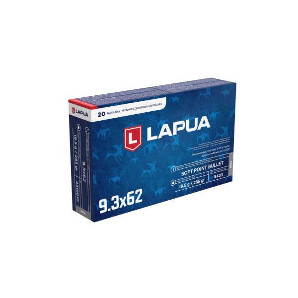 LAPUA 9,3x62 MEGA 285grs 18.5g