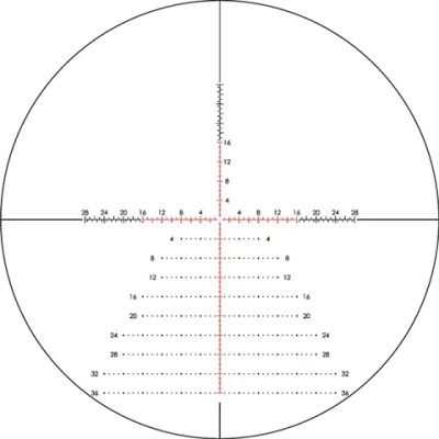 VORTEX LUNETTE DE TIR RAZOR HD GEN III 6-36X56 FFP, EBR-7D MOA