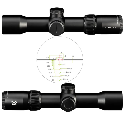 VORTEX LUNETTE DE TIR CROSSFIRE II 2-7X32 KIT D'ARBALÈTE SFP, XBR-2 (MOA)