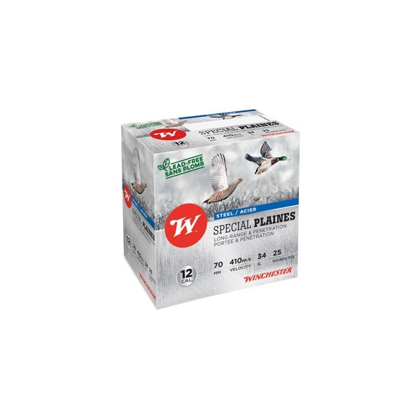 WINCHESTER 12-70 SPECIAL PLAINES ACIER 34g