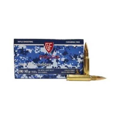 Fiocchi .308 Win LL FMJ 147grs 9.5g