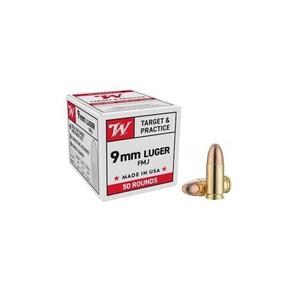 WINCHESTER 9mm FMJ 124gr