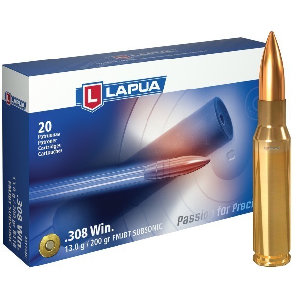 LAPUA 308 Win FMJBT 200grs