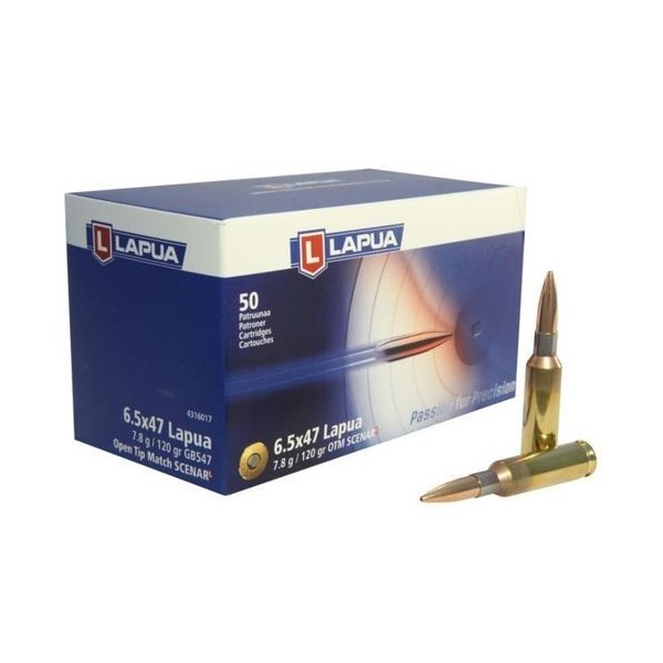 LAPUA 6.5x47 Scenar HPBT 120 gr