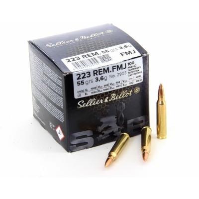 SELLIER&BELLOT 223 Rem FMJ 55grs