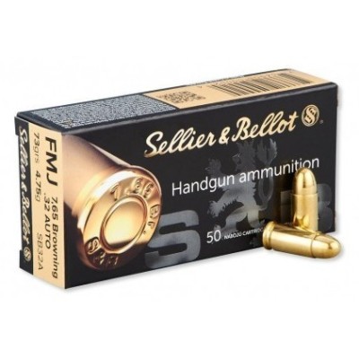 SELLIER&BELLOT 7.65 Br FMJ  73 grs