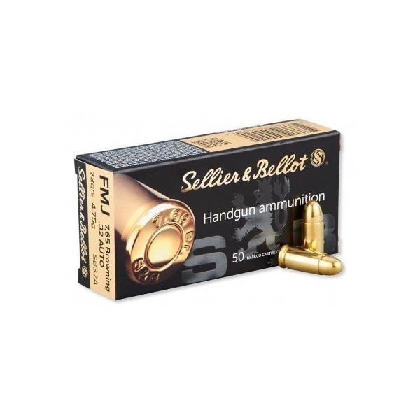 SELLIER&BELLOT 7.65 Br FMJ  73 grs