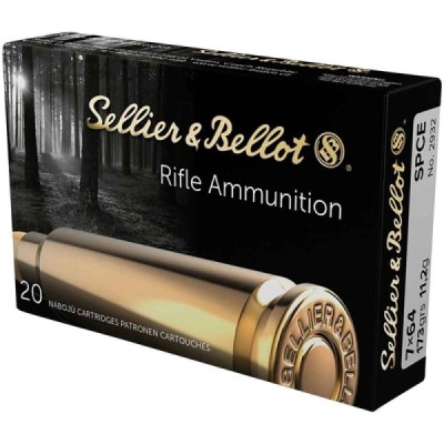 SELLIER&BELLOT 7x64 SPCE 11.2g  173grs