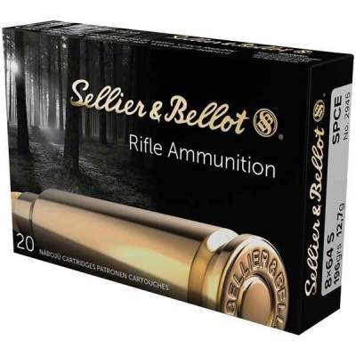 SELLIER&BELLOT 8x64 S SPCE 12.7g 196grs