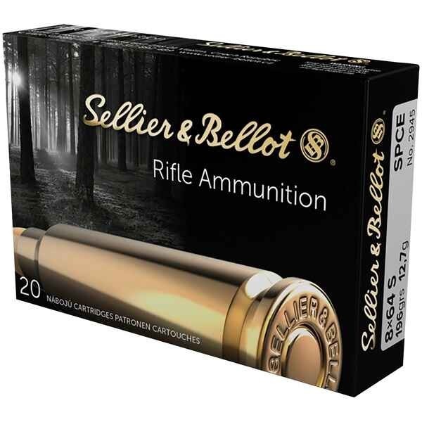 SELLIER&BELLOT 8x64 S SPCE 12.7g 196grs