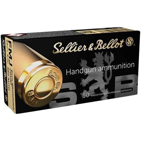 SELLIER&BELLOT 9 mm Court 92 grs (380auto) FMJ