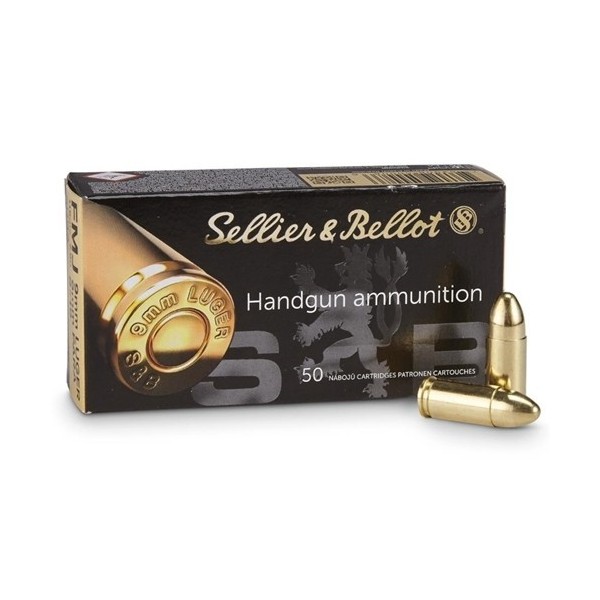 SELLIER&BELLOT 9 mm FMJ 115grs