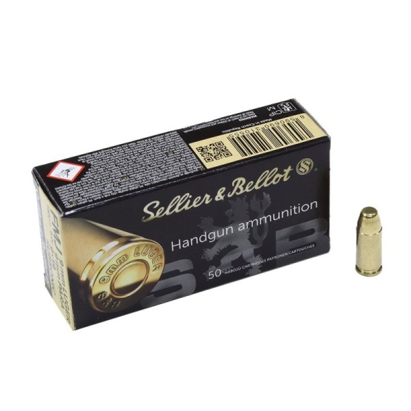 SELLIER&BELLOT 9mm Subsonique FMJ 140grs