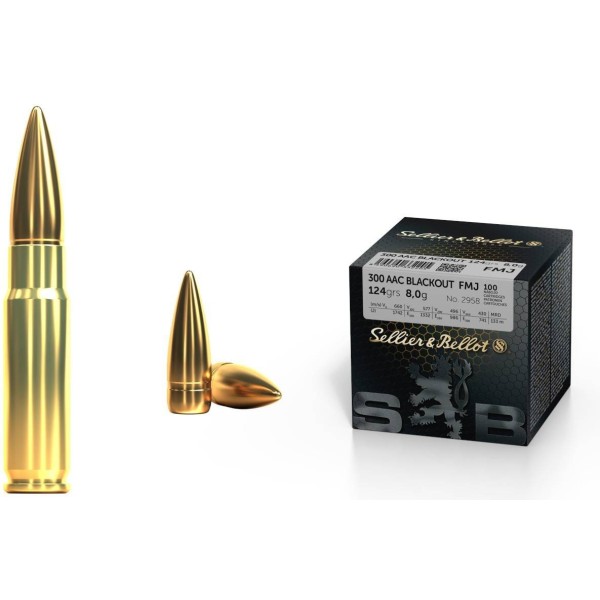 SELLIER&BELLOT cal.300 AAC FMJ 147grs BULK