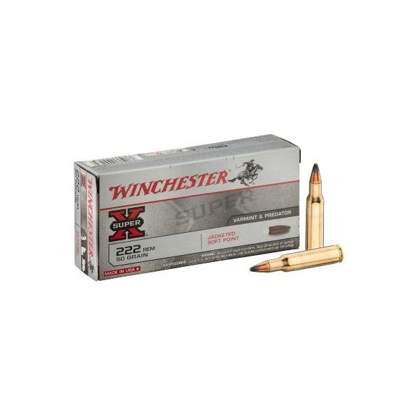 WINCHESTER 222 Rem SP 50grs