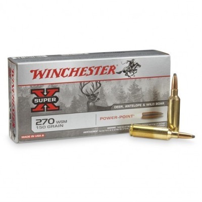 WINCHESTER 270 WSM 150gr Power Point