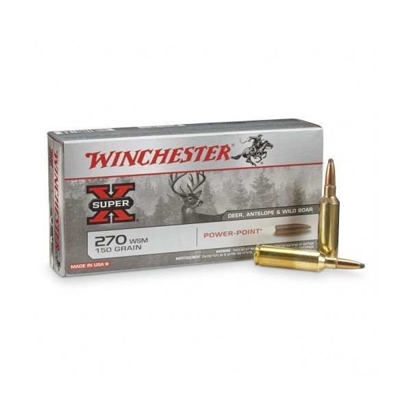 WINCHESTER 270 WSM 150gr Power Point