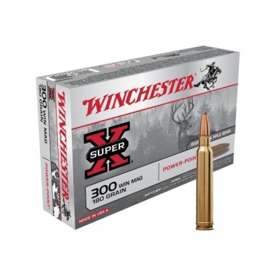 WINCHESTER 300 Win Mag Power Point 180grs