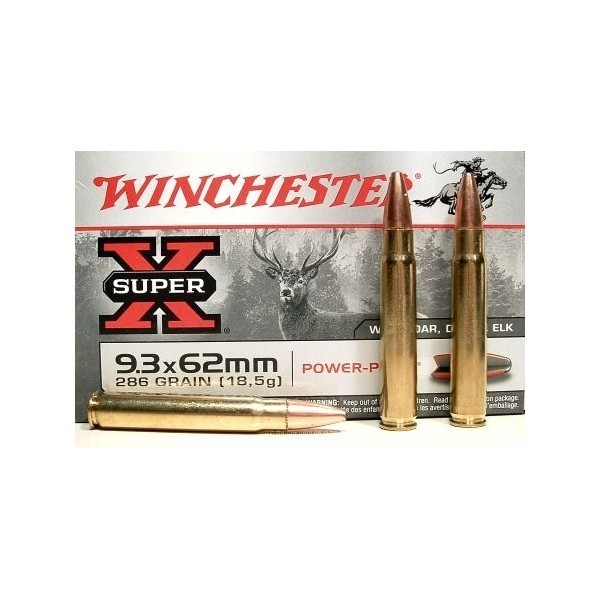 WINCHESTER 9.3x62 Power point 286grs