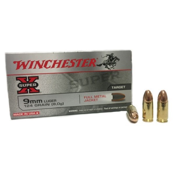 WINCHESTER 9x19 FMJ 124gr