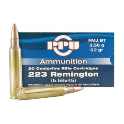 PPU 223 Rem FMJ BT 62grs