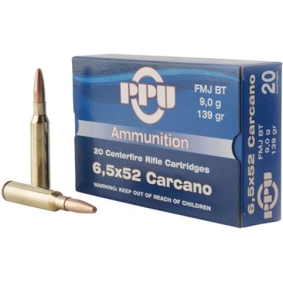 PPU 6.5x52 Carcano FMJ
