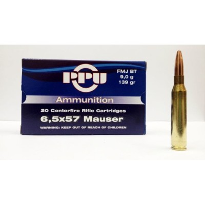 PPU 6.5x57 FMJ