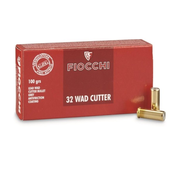 FIOCCHI 32 S&W 100grs Long WC