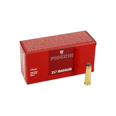 FIOCCHI 357 Mag 158grs SJSP