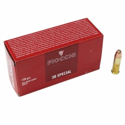FIOCCHI 38 SP FMJ 158grs