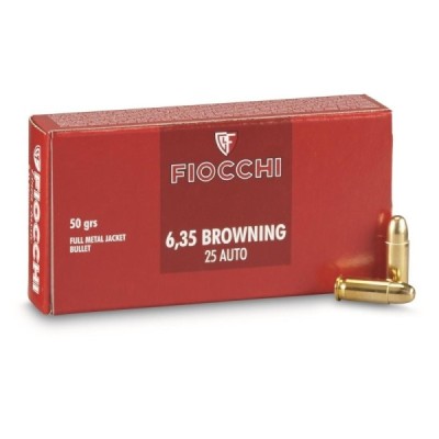 FIOCCHI 6.35 Br FMJ 50grs