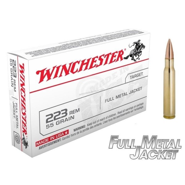 Winchester .223 Rem FMJ 55grs
